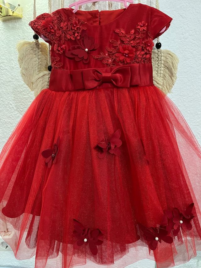 vestido rojo elegante