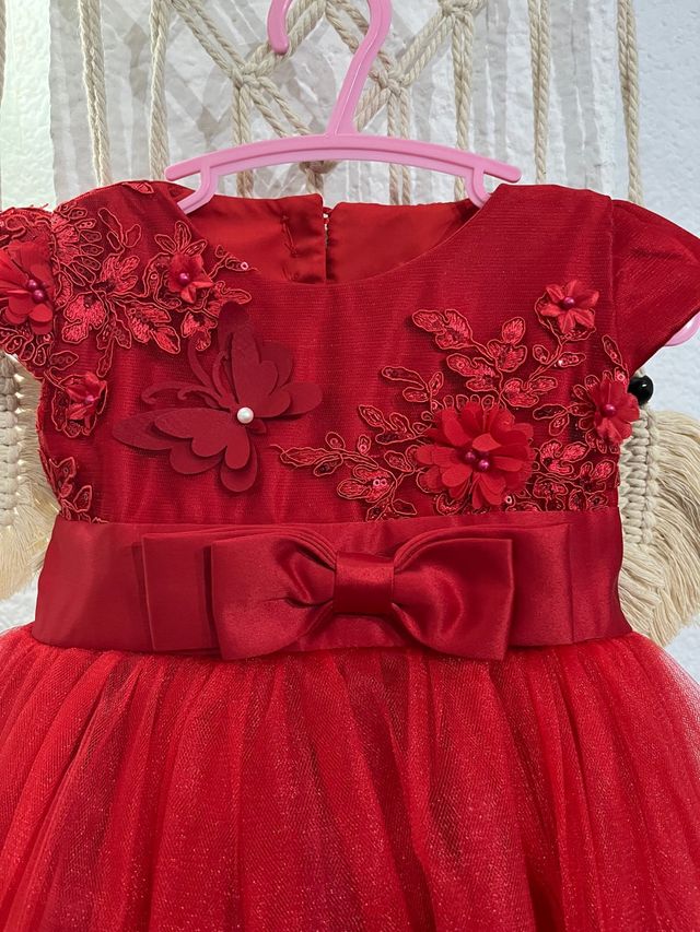 vestido rojo elegante