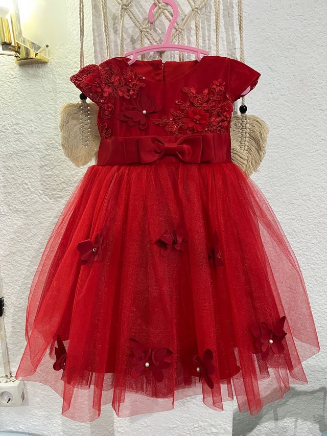 vestido rojo elegante