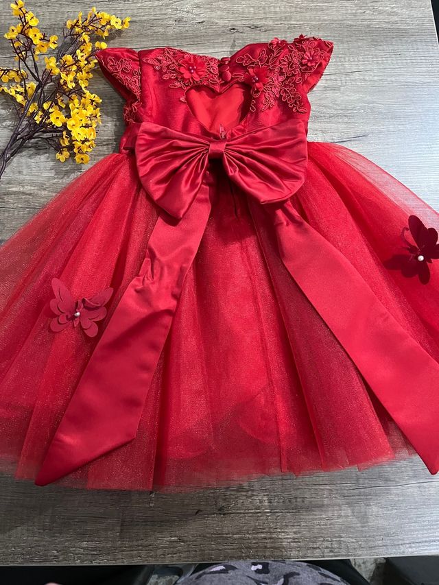 vestido rojo elegante
