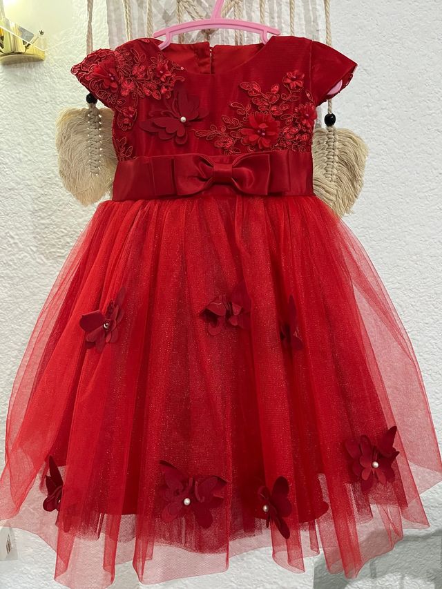 vestido rojo elegante
