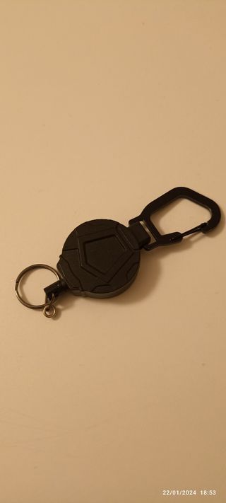Portachiavi retrattile a molla da cinta