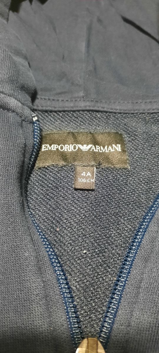 Felpa blu Emporio Armani bambino 4 anni
