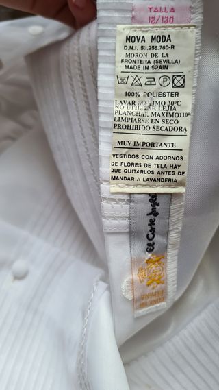 Vestido de comunión El Corte Inglés
