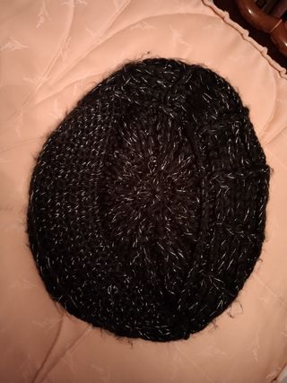 Gorra lana negra 
