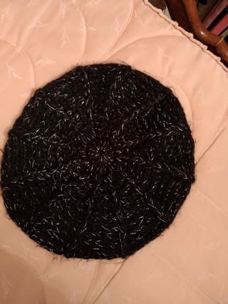 Gorra lana negra 