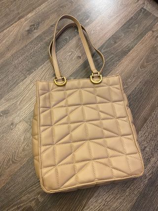 Bolso tote Zara camel