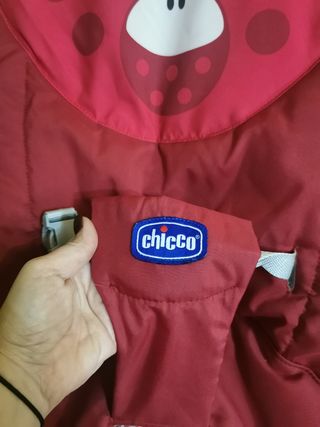 Hamaca de Chicco poket relax de viaje.