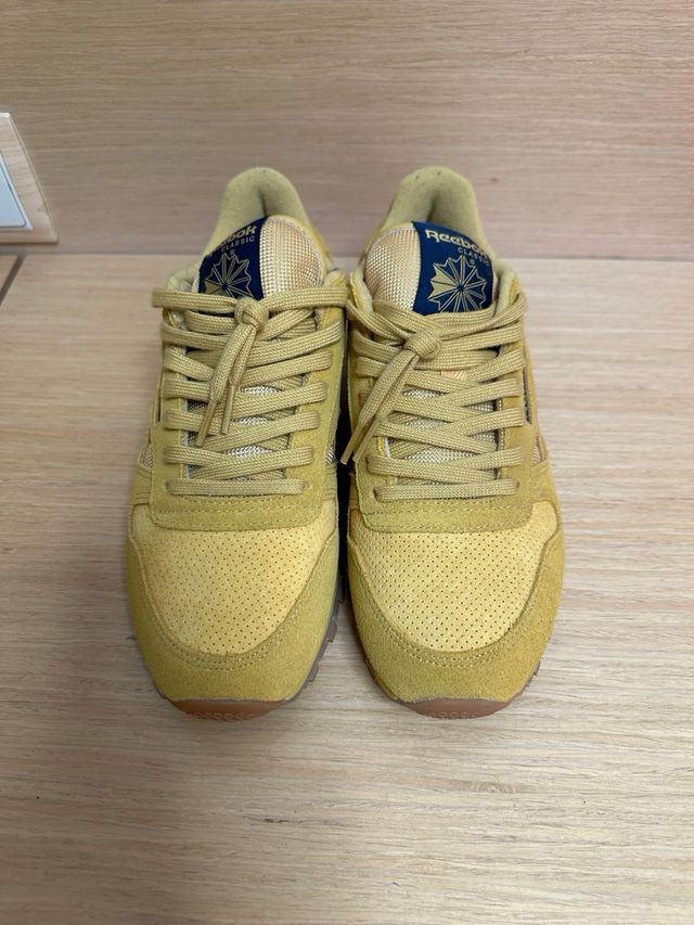 Zapatillas Deportivas Reebok Classic Mostaza Reebok Amarillos