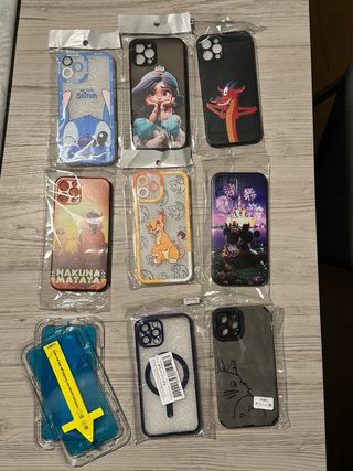 Fundas nuevas iphone 12 pro y protector pantalla