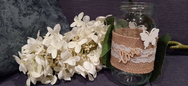 Decorazione di bottiglie di vetro per matrimoni ed eventi