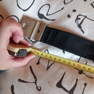 Cinturón flores pana vintage