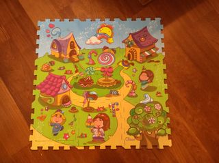 Alfombra puzzle juego