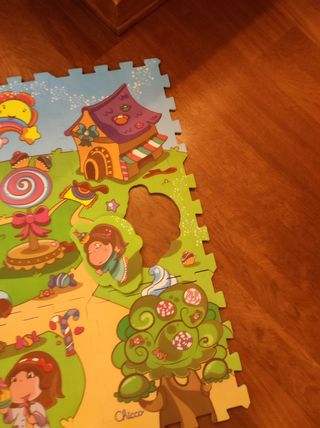 Alfombra puzzle juego