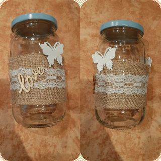 Bottiglia di vetro per la decorazione di feste