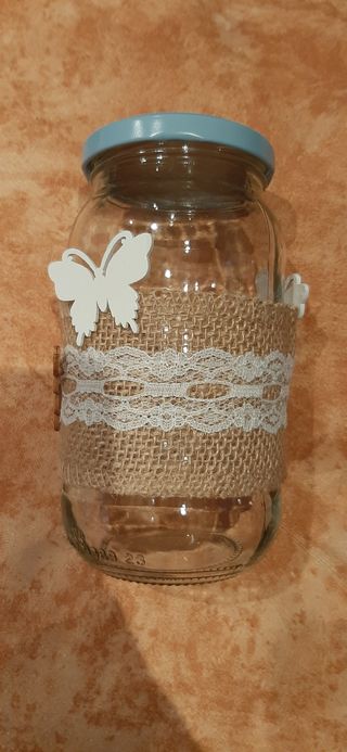 Bottiglia di vetro per la decorazione di feste