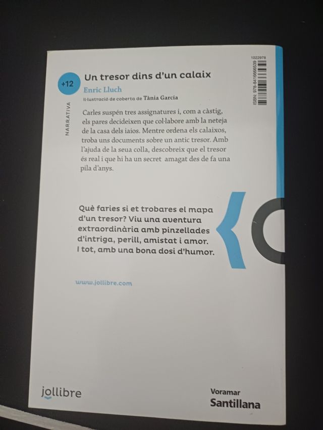 Libro "un tresor dins d'un calaix"