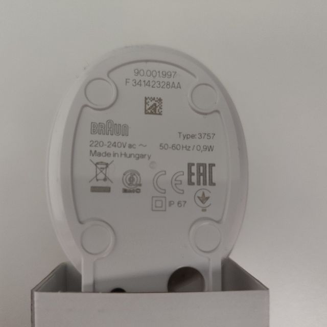 Cargador cepillo eléctrico Braun