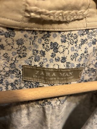 Camisa de flores zara man