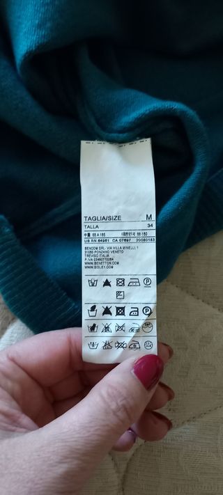 Pullover pura lã Benetton L