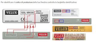 Tenda oscurante grigia per Velux C02