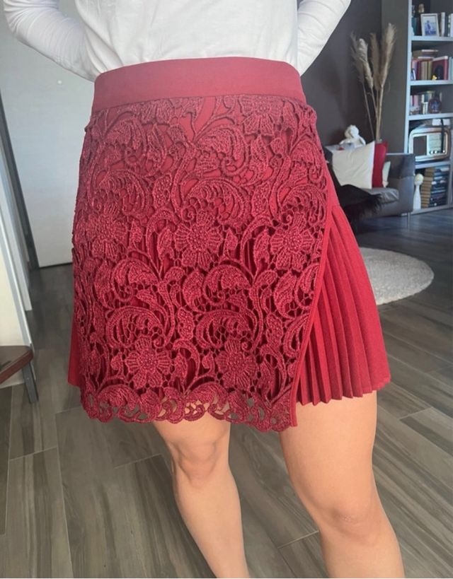 Gonna rosso mattone Pinko taglia 42