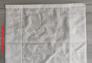 N.4 Tende semi-opache bianche 202x33 + bacchette