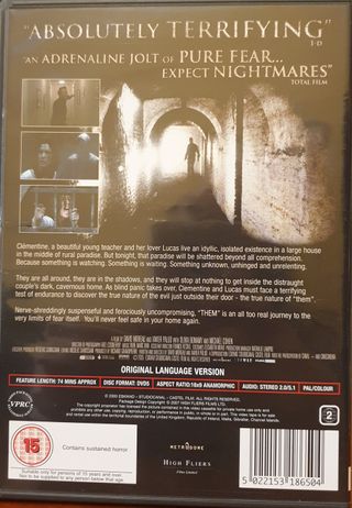 LOTE 2: PELÍCULAS DE TERROR EN DVD (EDICIONES UK)