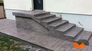 HORMIGÓN IMPRESO ESCALERAS