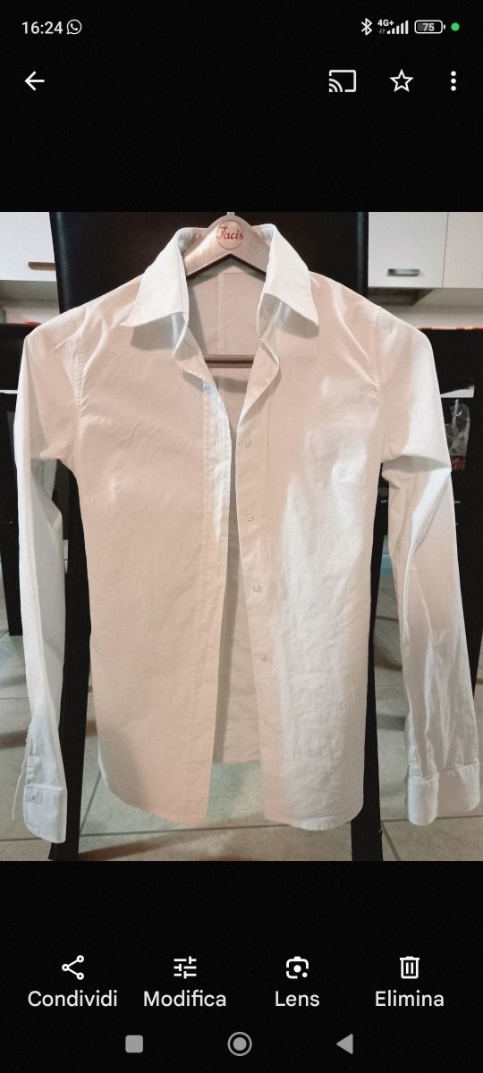 Camicia bianca classica