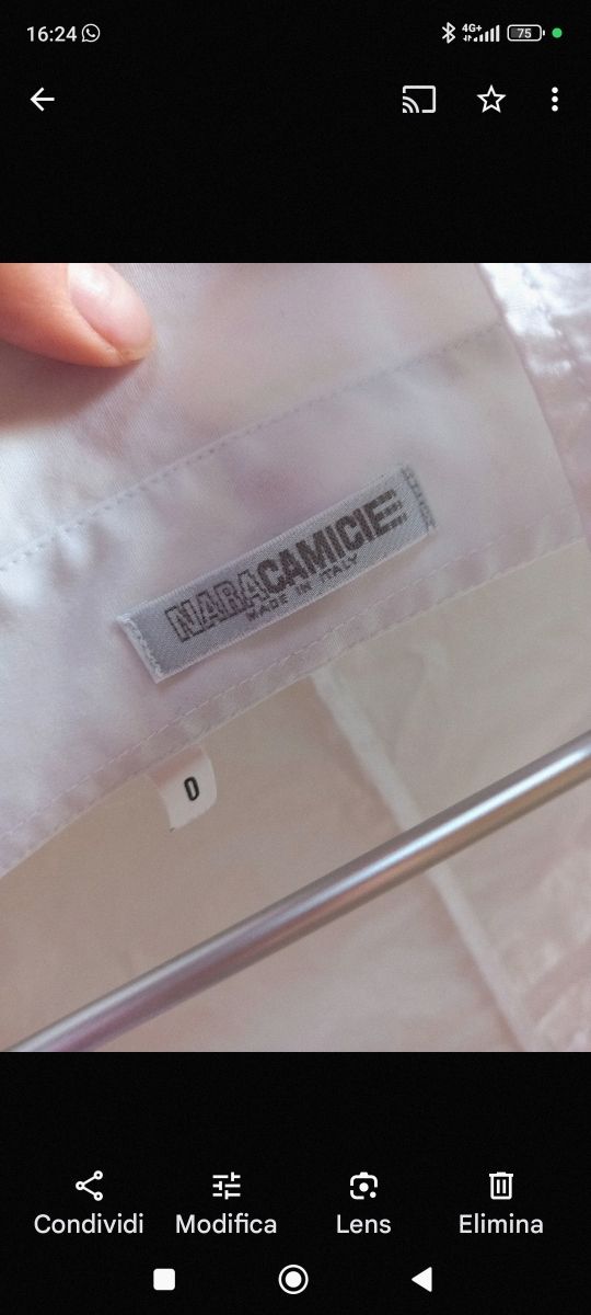 Camicia bianca classica