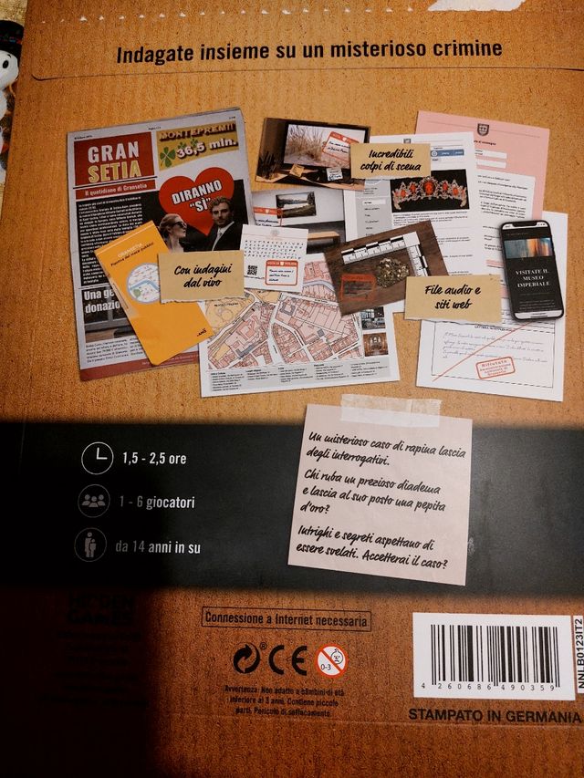 Gioco investigativo di societa'