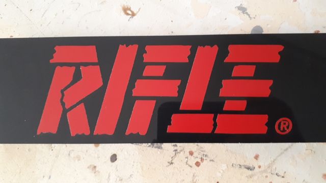 Insegna cartello Negozio abbigliamento RIFLE