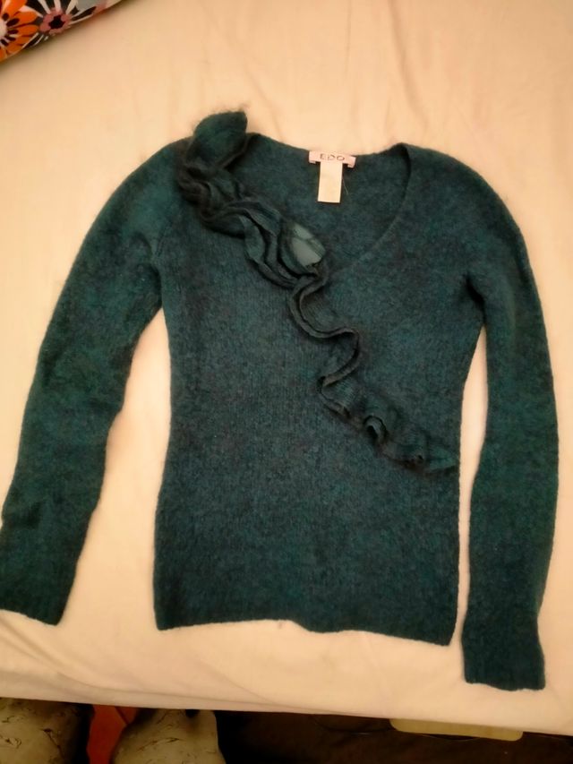 Maglione color petrolio