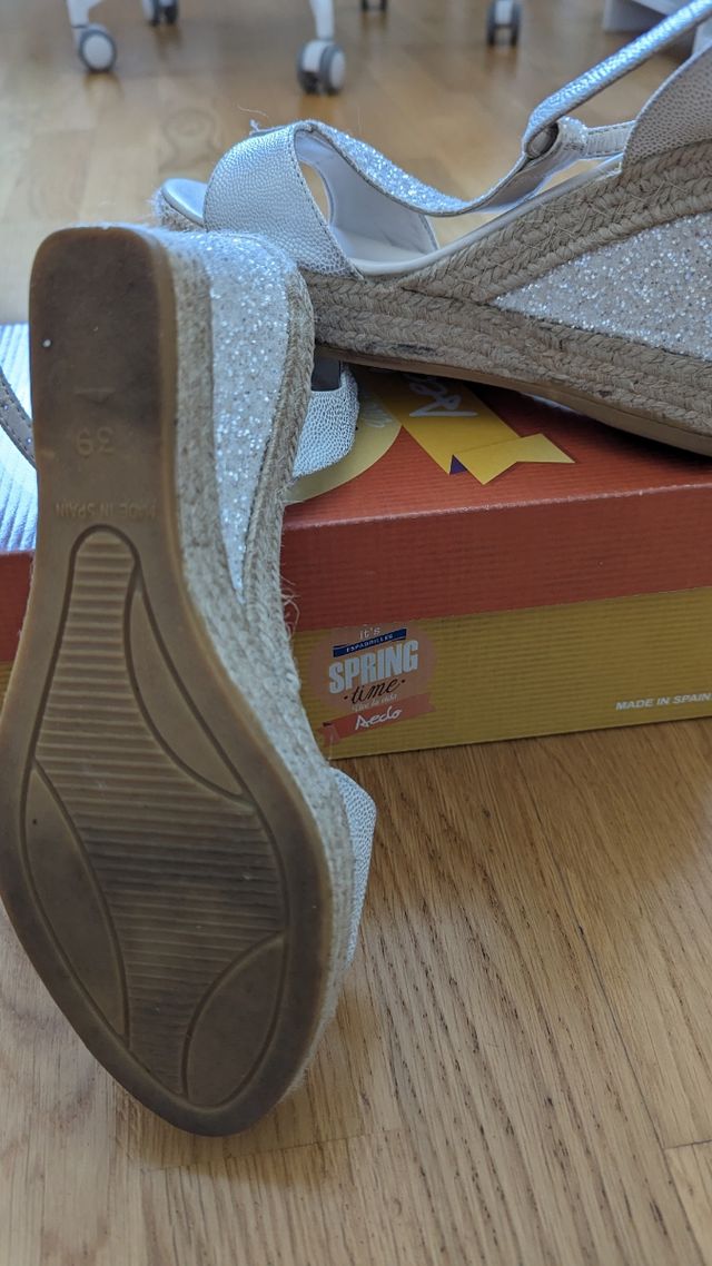 Alpargatas para novia 39