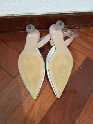 ZAPATOS TACON BAJO ZARA BASIC T.40