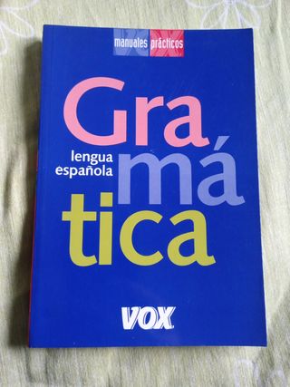 Gramática lengua española