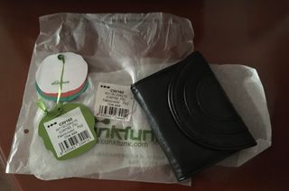 Billetero Monedero Mujer SkunkFunk Piel. Nuevo.