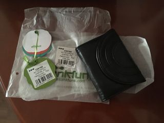 Billetero Monedero Mujer SkunkFunk Piel. Nuevo.