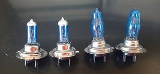 4 Lampadine auto alogene H7 55W e 100W