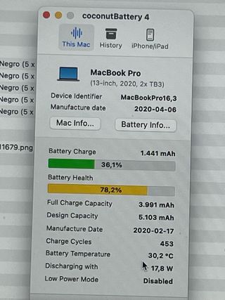 Macbook Pro 2020 intel.