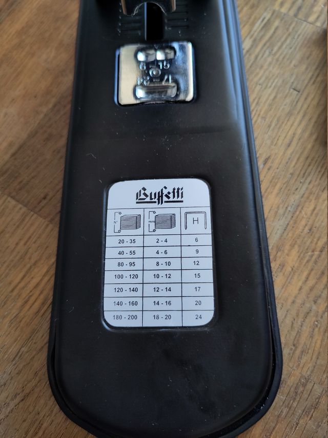 Cucitrice H24 Buffetti da tavolo alti spessori