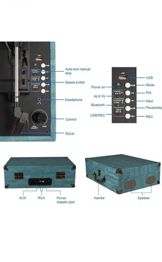 Tocadiscos portátil 