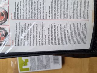 Cadenas de nieve textiles Fix&Gotex. Talla L