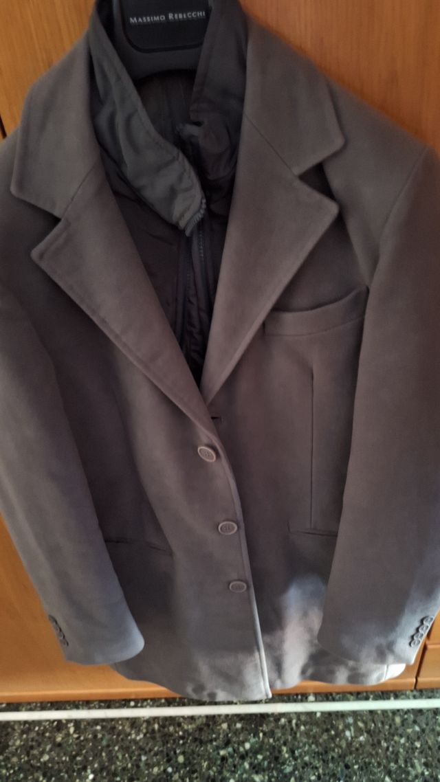 Cappotto uomo in camoscio