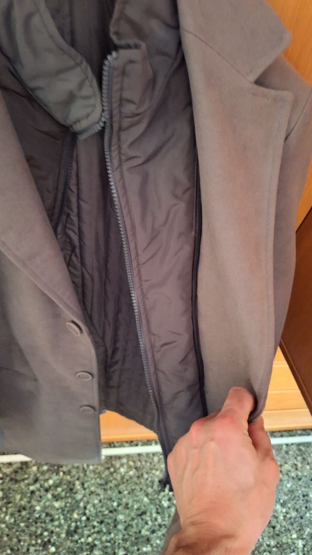 Cappotto uomo in camoscio