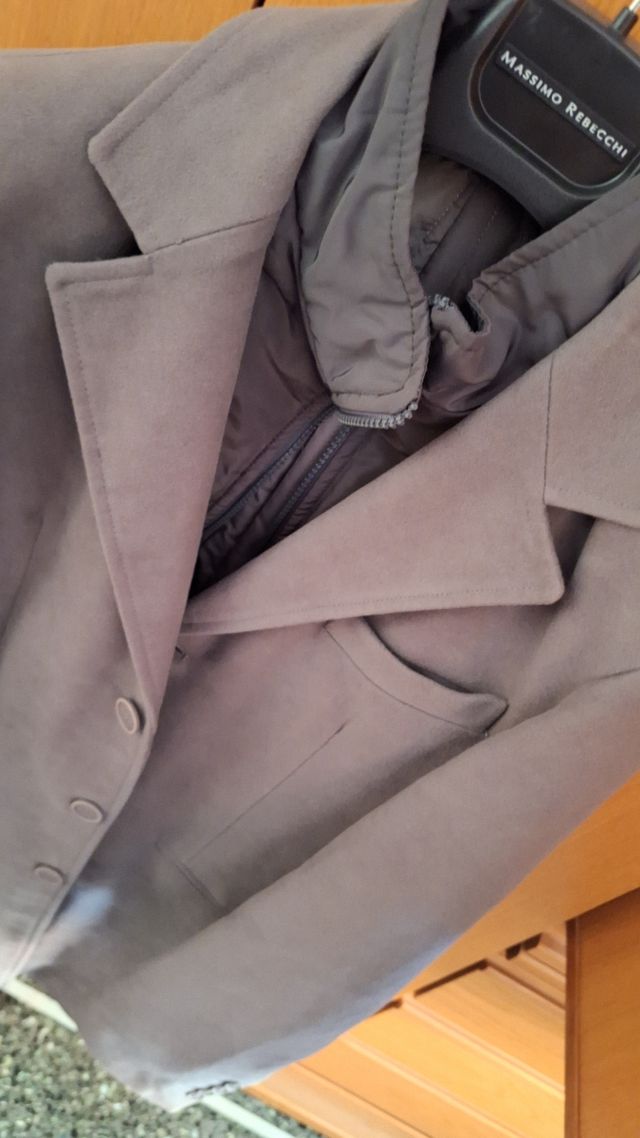 Cappotto uomo in camoscio