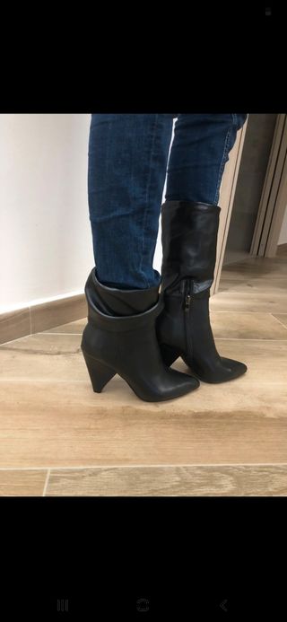 Stivali neri donna Bata