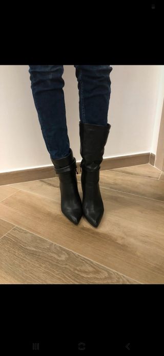 Stivali neri donna Bata