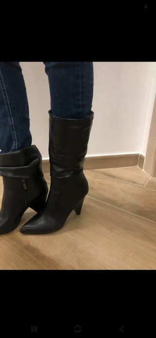 Stivali neri donna Bata